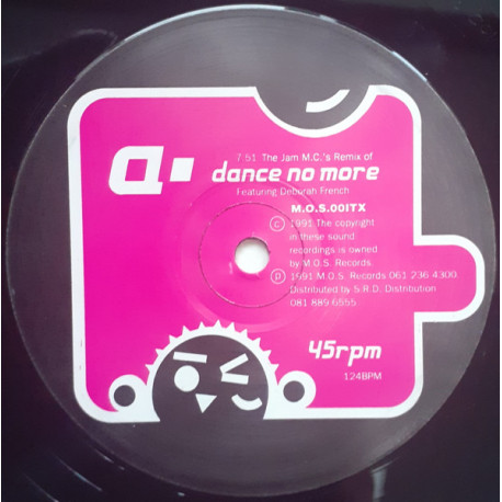 E Lustrious - Dance no more (Jam MCs Remix / Andy Stevenson Remix / Radio mix) 12" Vinyl