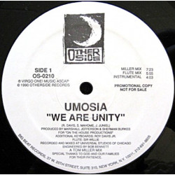 Umosia - We Are Unity (Miller Mix / Flute Mix / Inst / Strip It Down / Sam Sams Mix / Radio Mix)
