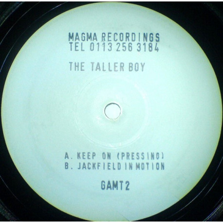 Taller Boy - Keep On / Jackfield In Motion (Vinyl Promo)