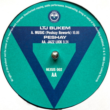 Peshay - Jazz Lick / LTJ Bukem - Music (Peshay Rework)  Unplayed Classic