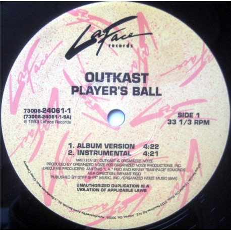 Outkast - Players Ball (Album Version / Edit / TV Mix / Instrumental)
