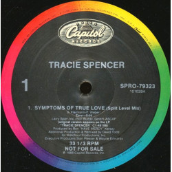 Tracie Spencer - Symptoms Of True Love (Split Level Mix / Piano Dub / Instrumental) Vinyl Promo