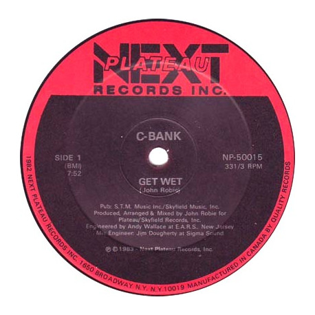 C Bank Featuring Eleanor Mills - Get Wet (Club Mix / Instrumental)