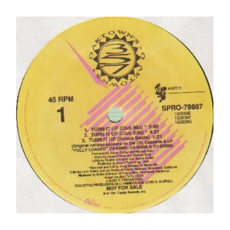 Oaktowns 3-5-7 – Turn It Up (Club Mix / Club Edit / Bonus Beats / Extended / Radio Edit / Club Dub)