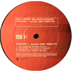Richard Blackwood - Mama Who Da Man (Stargate Club Mix / Emmanuel Remix / Original Junior Mix / Acappella)  Vinyl Promo