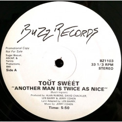 Tout Sweet - Another Man Is Twice As Nice (Long Version / Dub / Radio Edit) Vinyl Promo