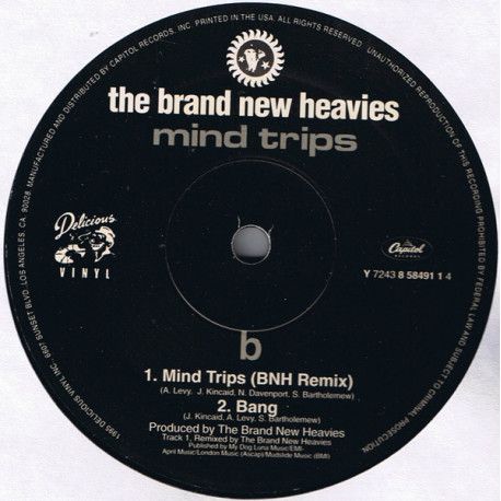 Brand New Heavies - Mind trips (Superstar Remix / Durham Remix / Durham Remix Inst / Heavies Remix) / Bang (12" Vinyl Record)