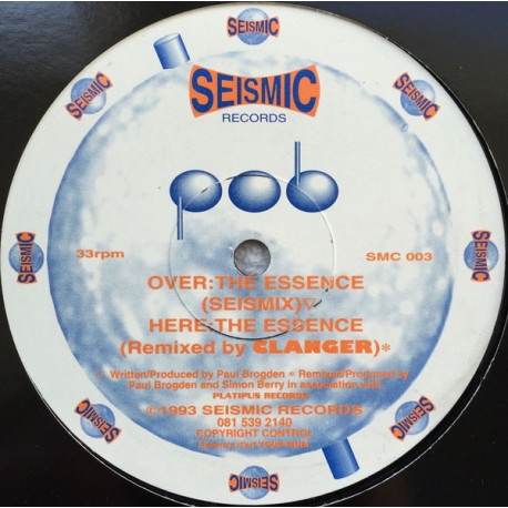 Pob - The Essence (Seismix / Clanger Remix)