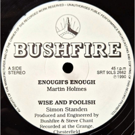 Jeffrey Bertolla - Babylon / Martin Holmes - Enoughs Enough / Simon Standen - Wise And Foolish