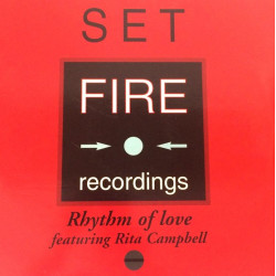 Rhythm Of Love - T Power / Fire N Ice (Vinyl Promo)