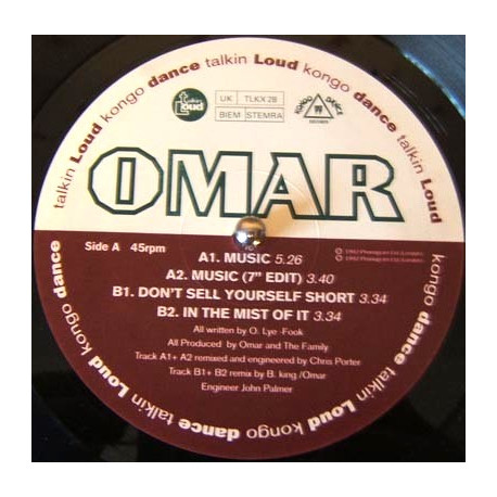 Omar - Music (Full Length / 7" Edit) / Dont Sell Yourself Short / In The Mist Of It