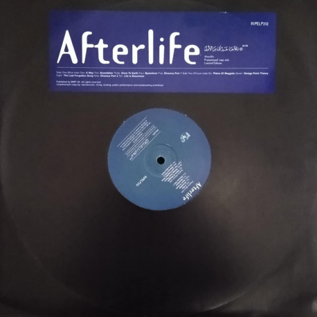 Afterlife - 10 Track Debut LP (Limited Vinyl Promo) A Way / Gone To Earth / Byzantium / Dharana Part 2 / Life Is Elsewhere