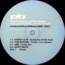 Tom Browne - Funkin For Jamaica (DJ Phats Remix) / Fatboy Slim - Going Out Of My Head (Chad Jackson Remix) DMC Mixes