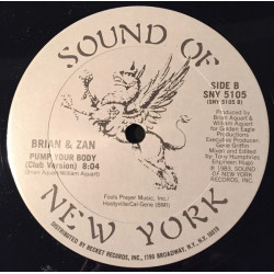 Brian & Zan - Pump Your Body (Original Mix / Club Mix) Mixed By Tony Humphries