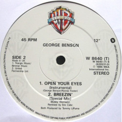 George Benson - Breezin (Eric Calvi Special Mix) / Kisses In The Moonlight / Open Your Eyes