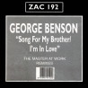 George Benson - Song For My Brother (Masters At Work 12" Mix / MAW Dub) / Im In Love (Masters At Work 12" Mix / MAW Dub)