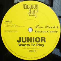 Bon Rock & Cotton Candy - Junior Wants To Play (Vocal Mix / Instrumental) Unplayed Vinyl