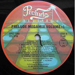 Prelude Megamix 1 (Features 10 track Mix By Dimitri On Side One) / D Train - Music (Francois Kevorkian Mix)