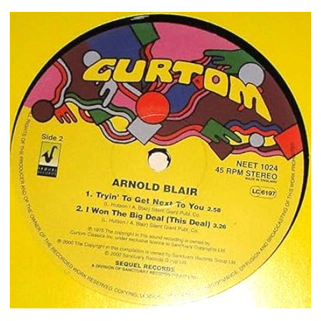 Fred Wesley - House Party / Arnold Blair - Tryin To Get Next To You / I Won The Big Deal (2000 Reissue)