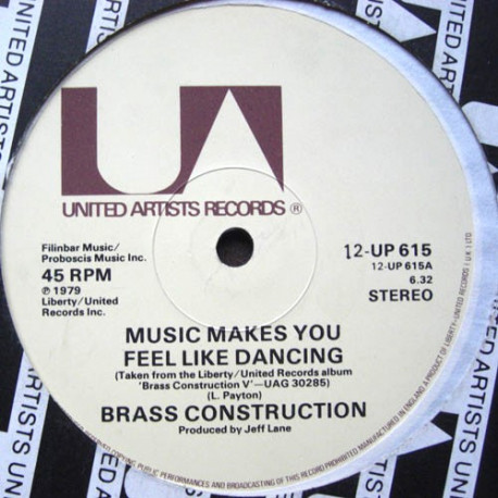 Brass Construction - Music Makes You Feel Like Dancing (Long Version) / Shakit (Long Version)