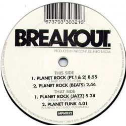 Breakout - Planet Rock (Parts 1 & 2 / Beats / Jazz) / Planet Funk