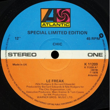Chic - Le Freak (Full Length Mix) / Savoir Faire