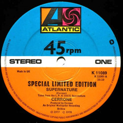 Cerrone - Supernature (Long Version 10.10) / Give Me Your Love (Long Version)