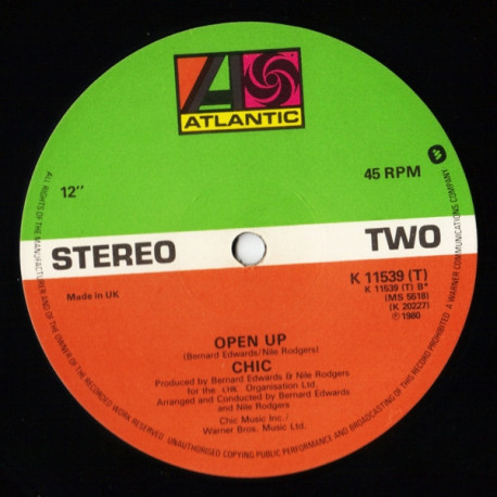 Chic - Rebels Are We / Open Up