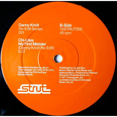 Chi Lites - My First Mistake (Danny Krivit Re-Edit) / Double Exposure - Everyman (Danny Krivit Re-Edit)