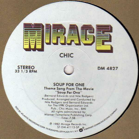 Chic - Soup For One (Long Version) Sampled On Modjo Lady / Burn Hard