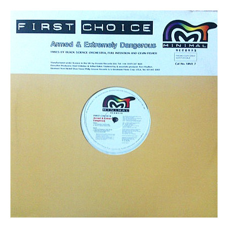 First Choice - Armed & Extremely Dangerous (Double Vinyl) Full Intention / Black Science Orchestra / Cevin Fisher Mixes