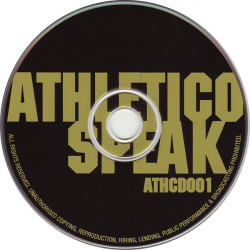 (CD) Athletico Speak - Athletico debut 10 track compilation album