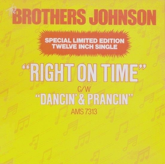 Brothers Johnson - Right on time / Dancin & Prancin (Vinyl 12" Record)
