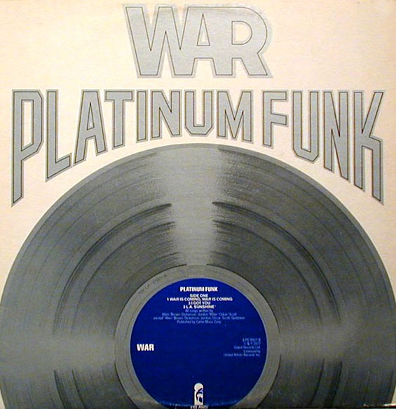 War - Platinum funk LP featuring War is coming / I got you / LA sunshine / River Niger / Platinum jazz (6 Track Vinyl LP)