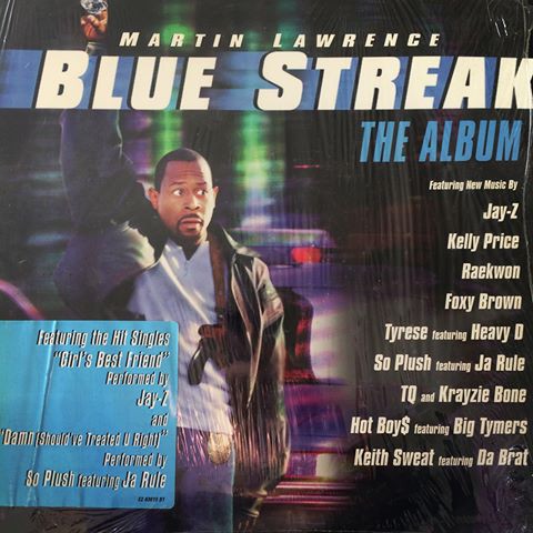 Blue Streak (Soundtrack) - 2LP featuring 14 tracks including Foxy Brown (Na na be like) / TQ & Krazie Bone (Get away) / Keith Sw