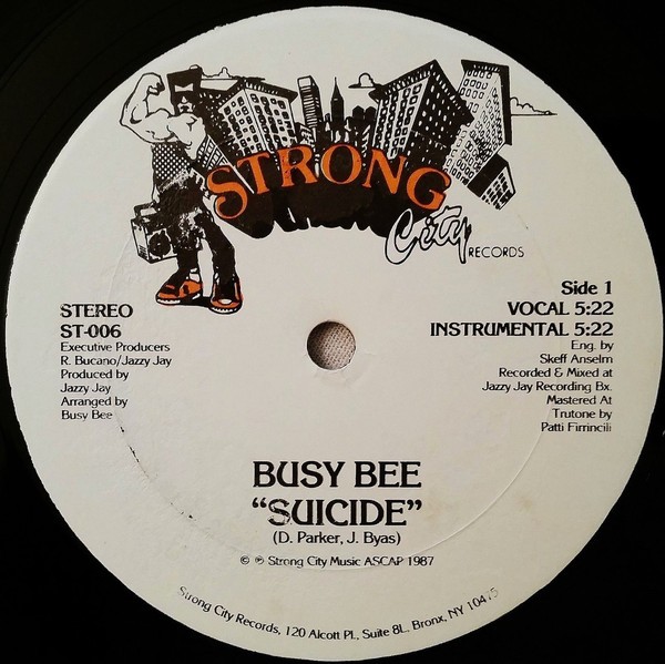 Busy Bee - Suicide (Vocal mix / Instrumental mix / Dub mix)