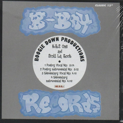 Boogie Down Productions - Poetry (Vocal mix) / Elementary (Vocal mix)