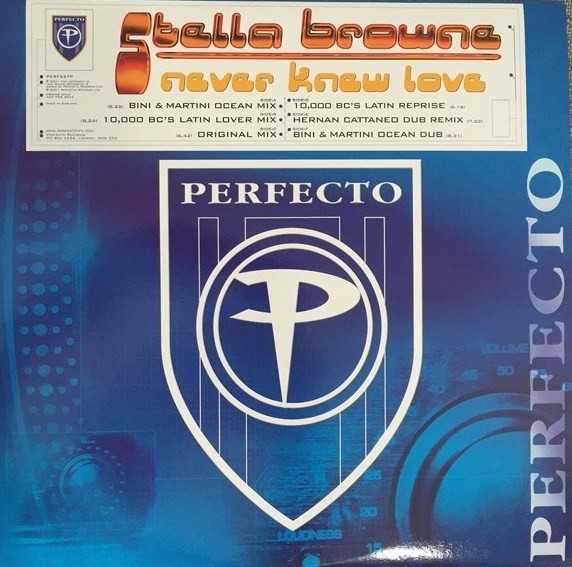 Stella Browne - Never knew love (Bini & Martini Ocean mix / Bini & Martini Ocean Dub / 10000 BC Latin Lover mix / 10000 BC Latin
