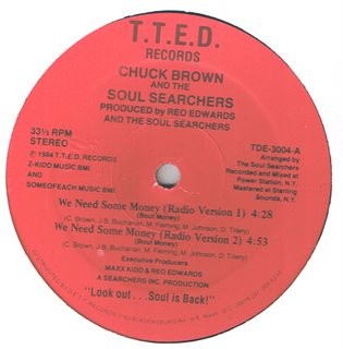 Chuck Brown & The Soulsearchers - We need some money (Full Length Version / Radio Version 1 / Radio Version 2) Original US Copy