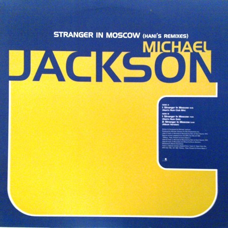 Michael Jackson - Stranger in Moscow UNPLAYED 12" Vinyl (Hani's Num Club mix / Hani's Num Dub / LP Version) Promo