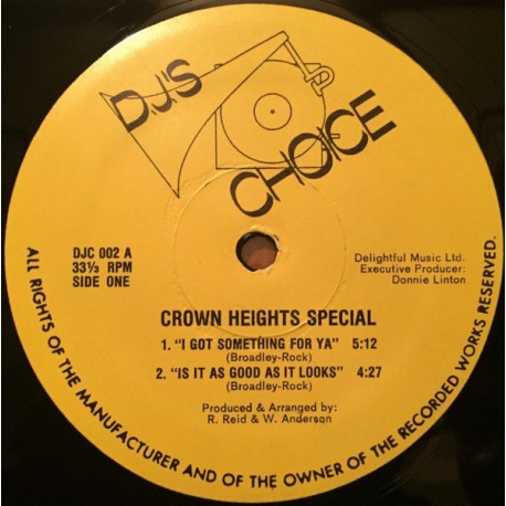 Crown Heights Affair - I got something for ya / Is it as good as it looks / Your love makes me hot / I struck gold (Vinyl)