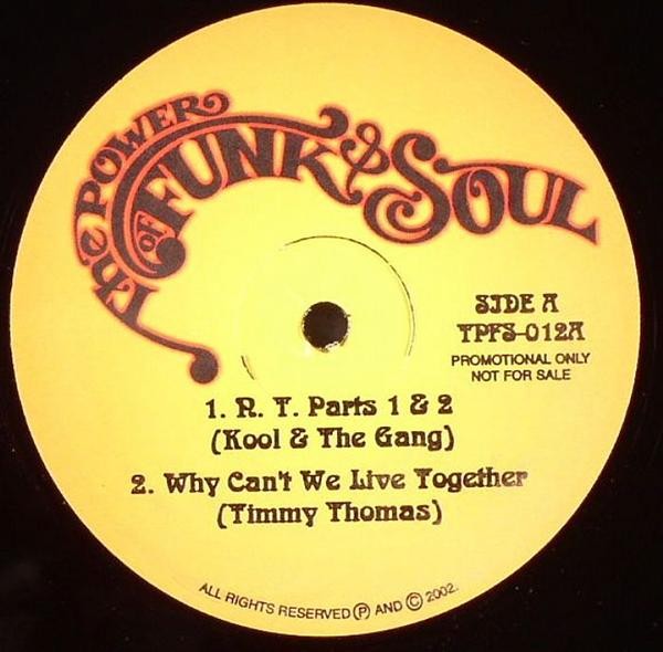 Kool & The Gang - NT (Parts 1 & 2) / Marvin Gaye - Inner city blues / Timmy Thomas - Why cant we live together