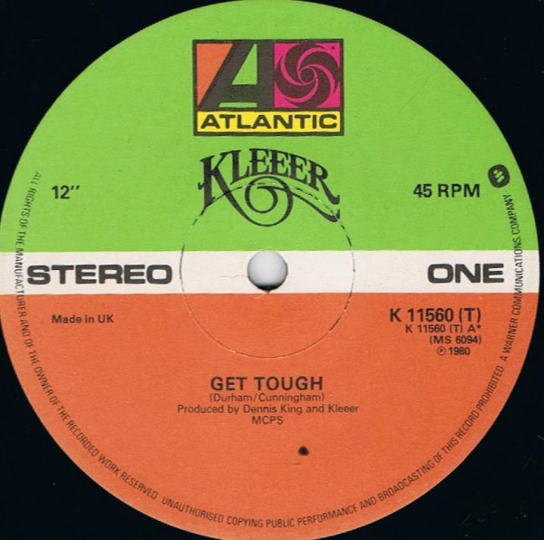 Kleeer - Get tough (Full Length Version) / Hypnotised (Full Length Version) 12" Vinyl Record