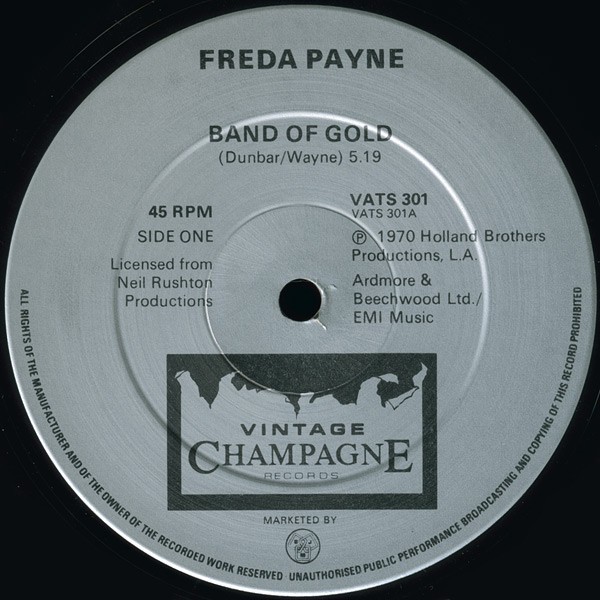 Freda Payne - Band of gold (Original version / Alternative version) / The easiest way to fall