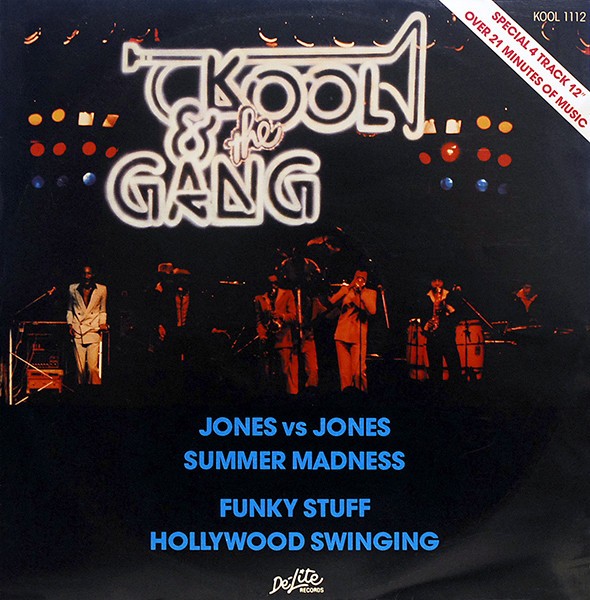 Kool & The Gang - Summer madness (Live Version) / Funky stuff / Hollywood swinging  / Jones vs Jones (12" Vinyl Record)