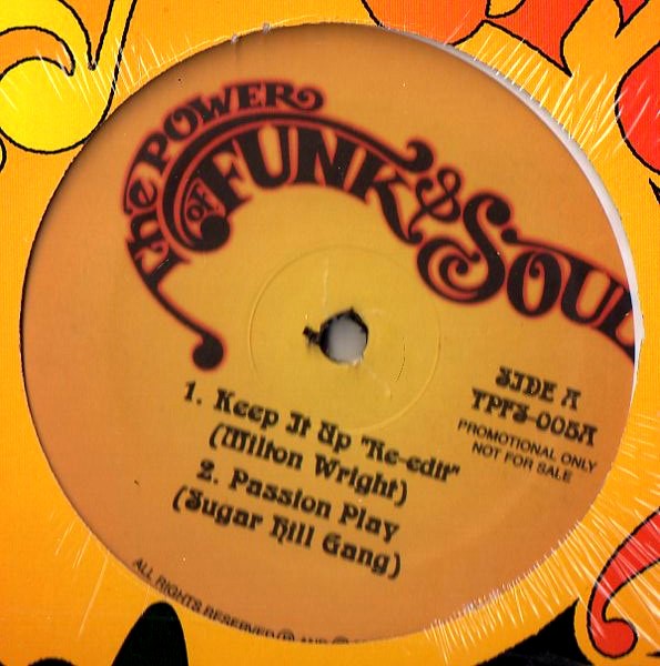 Milton Wright - Keep it up (Re-Edit) / Sugarhill Gang - Passion play / Sly & The Family Stone - In Time (12" Vinyl Record)