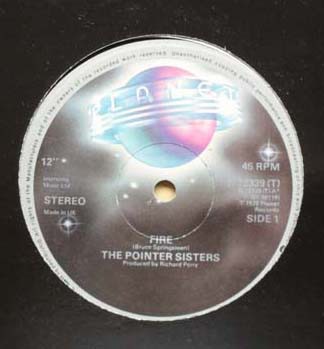 Pointer Sisters - Fire (US Discomix) / As i come of age
