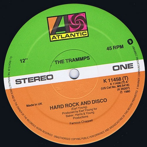 Trammps - Hard rock and disco / Dance contest (12" Vinyl Record)