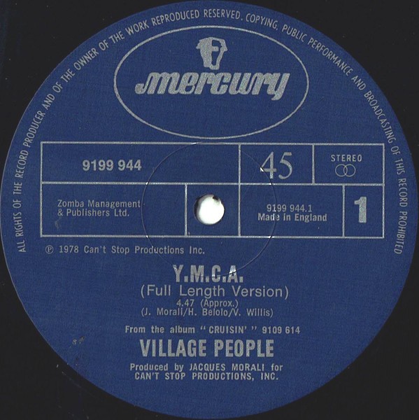 Village People - YMCA  / The women (12" Vinyl Record)