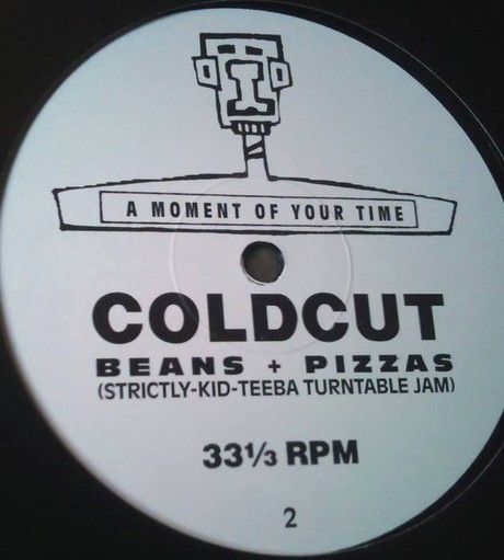 Coldcut - More beats and pieces (daddy rips it up) / Beans and pizzas (strictly kid teeba turntable jam) 12" Promo Vinyl